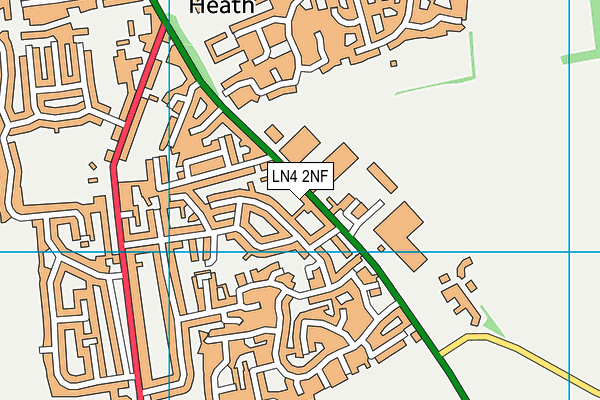 LN4 2NF map - OS VectorMap District (Ordnance Survey)