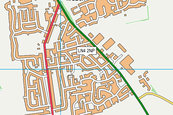 LN4 2NP map - OS VectorMap District (Ordnance Survey)