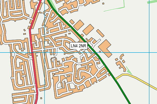 LN4 2NR map - OS VectorMap District (Ordnance Survey)