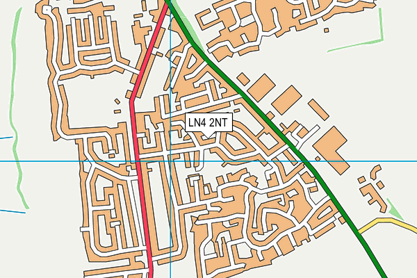 LN4 2NT map - OS VectorMap District (Ordnance Survey)