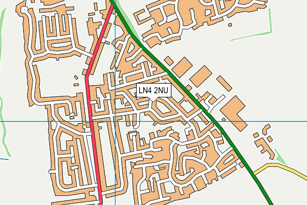 LN4 2NU map - OS VectorMap District (Ordnance Survey)
