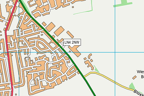 LN4 2NW map - OS VectorMap District (Ordnance Survey)
