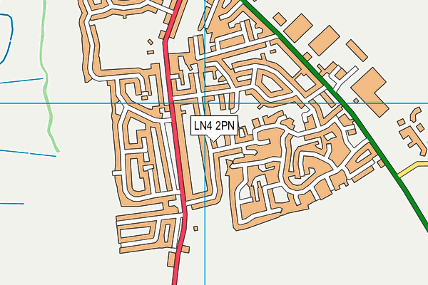 LN4 2PN map - OS VectorMap District (Ordnance Survey)