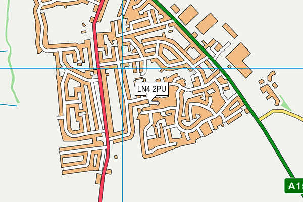 LN4 2PU map - OS VectorMap District (Ordnance Survey)