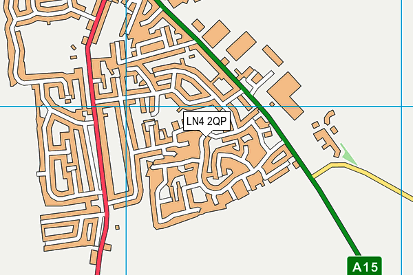 LN4 2QP map - OS VectorMap District (Ordnance Survey)