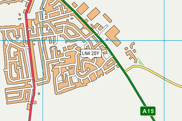 LN4 2SY map - OS VectorMap District (Ordnance Survey)