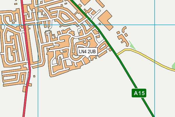 LN4 2UB map - OS VectorMap District (Ordnance Survey)