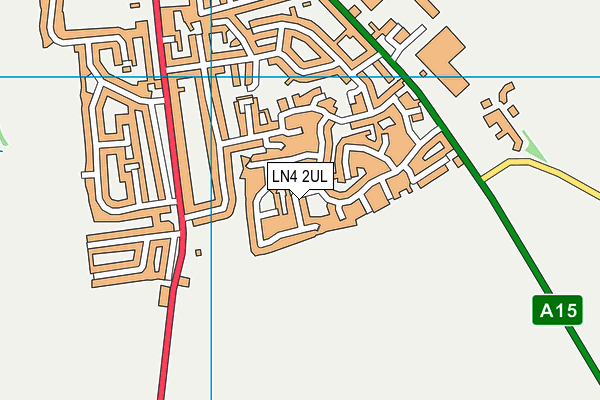 LN4 2UL map - OS VectorMap District (Ordnance Survey)