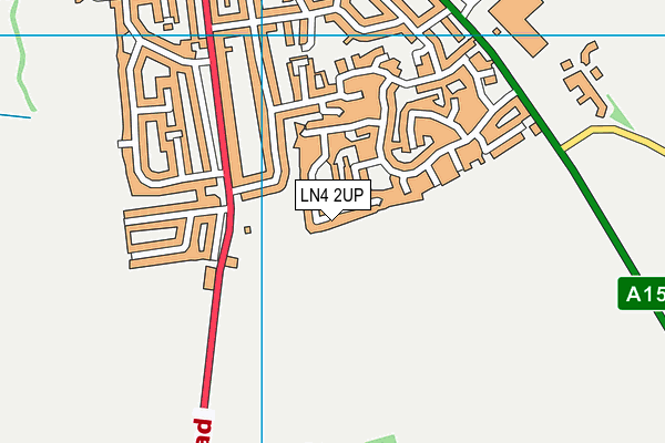 LN4 2UP map - OS VectorMap District (Ordnance Survey)