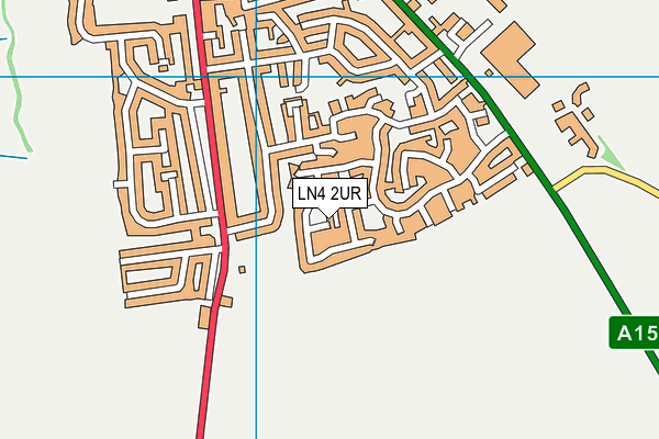 LN4 2UR map - OS VectorMap District (Ordnance Survey)