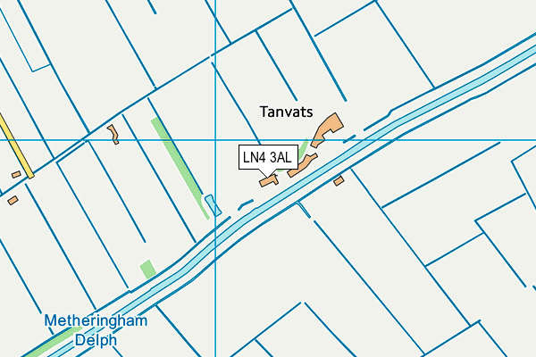 LN4 3AL map - OS VectorMap District (Ordnance Survey)