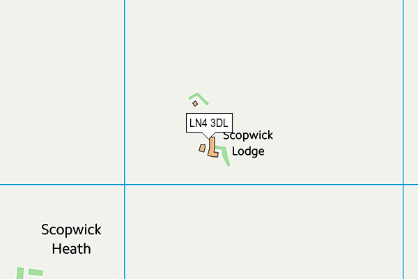 LN4 3DL map - OS VectorMap District (Ordnance Survey)