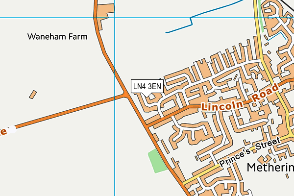 LN4 3EN map - OS VectorMap District (Ordnance Survey)