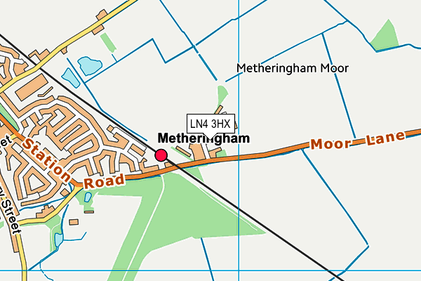 Map of METHERINGHAM GYM LIMITED at district scale