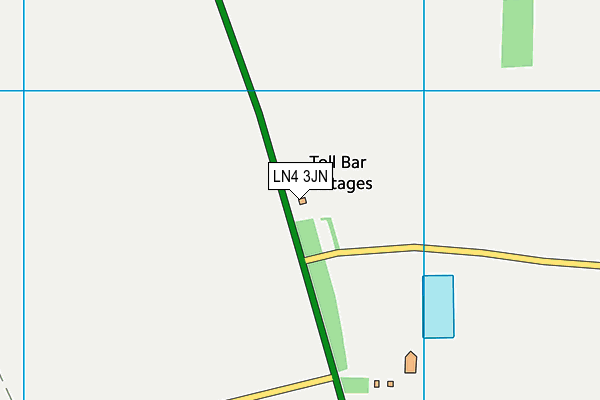 LN4 3JN map - OS VectorMap District (Ordnance Survey)