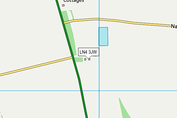 LN4 3JW map - OS VectorMap District (Ordnance Survey)