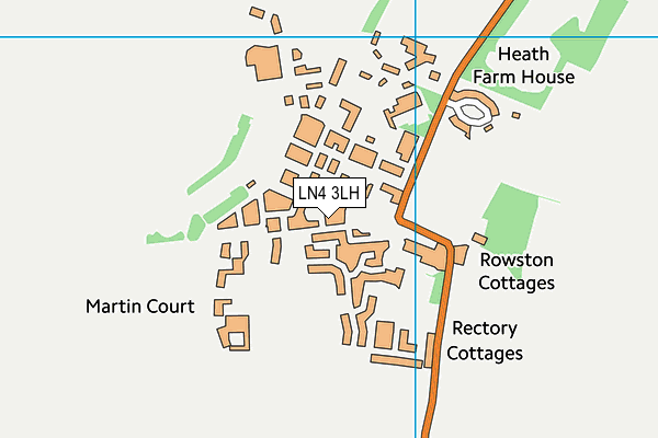 Raf Digby map (LN4 3LH) - OS VectorMap District (Ordnance Survey)