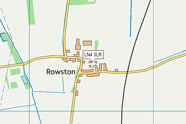 LN4 3LR map - OS VectorMap District (Ordnance Survey)