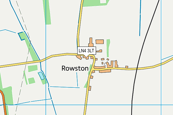 LN4 3LT map - OS VectorMap District (Ordnance Survey)