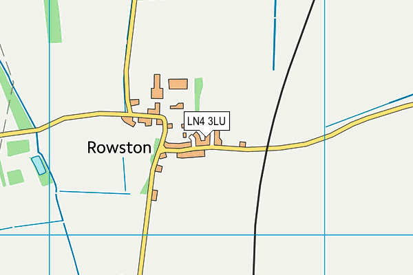 LN4 3LU map - OS VectorMap District (Ordnance Survey)