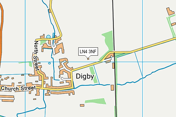 LN4 3NF map - OS VectorMap District (Ordnance Survey)