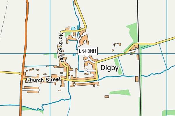 LN4 3NH map - OS VectorMap District (Ordnance Survey)