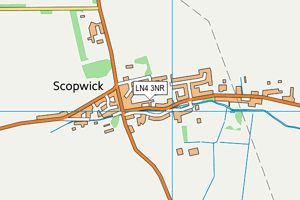 LN4 3NR map - OS VectorMap District (Ordnance Survey)