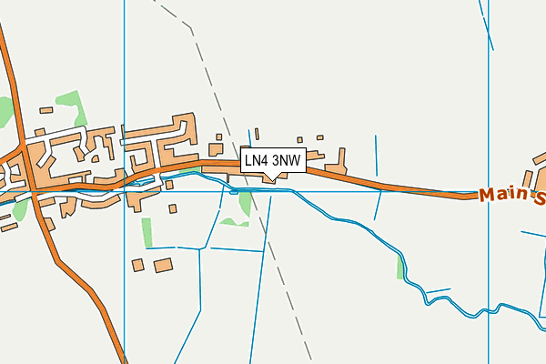 LN4 3NW map - OS VectorMap District (Ordnance Survey)