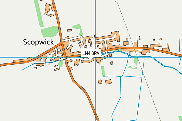 LN4 3PA map - OS VectorMap District (Ordnance Survey)