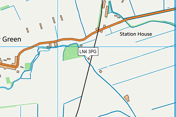 LN4 3PG map - OS VectorMap District (Ordnance Survey)