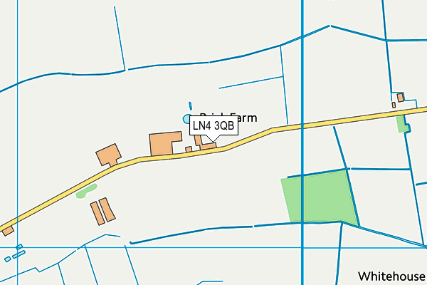 LN4 3QB map - OS VectorMap District (Ordnance Survey)