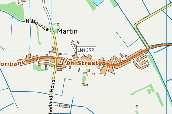 LN4 3RP map - OS VectorMap District (Ordnance Survey)