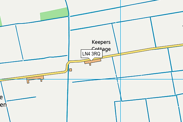 LN4 3RQ map - OS VectorMap District (Ordnance Survey)