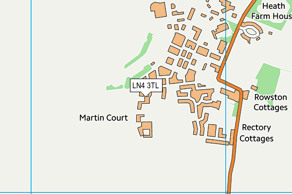 LN4 3TL map - OS VectorMap District (Ordnance Survey)