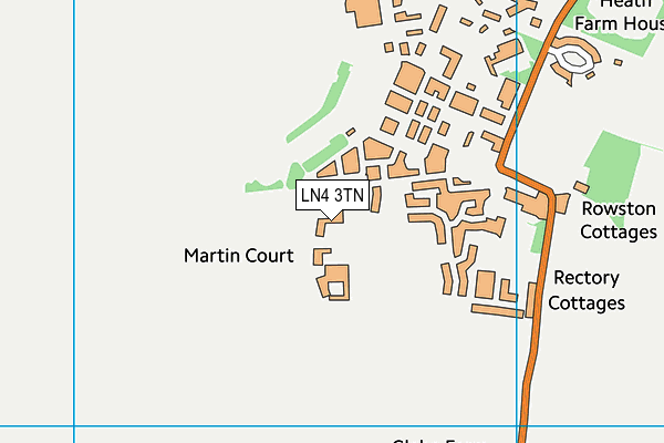 LN4 3TN map - OS VectorMap District (Ordnance Survey)