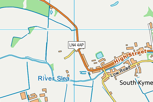 LN4 4AP map - OS VectorMap District (Ordnance Survey)
