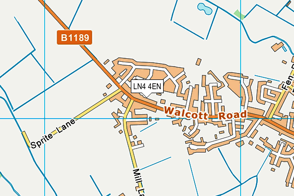 LN4 4EN map - OS VectorMap District (Ordnance Survey)