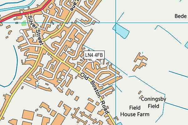 LN4 4FB map - OS VectorMap District (Ordnance Survey)