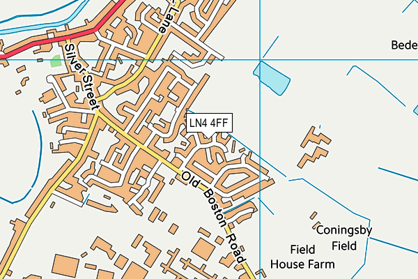 LN4 4FF map - OS VectorMap District (Ordnance Survey)