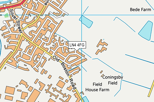 LN4 4FG map - OS VectorMap District (Ordnance Survey)