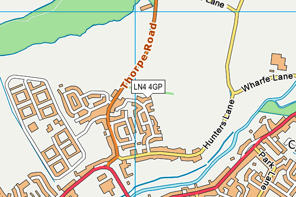 LN4 4GP map - OS VectorMap District (Ordnance Survey)