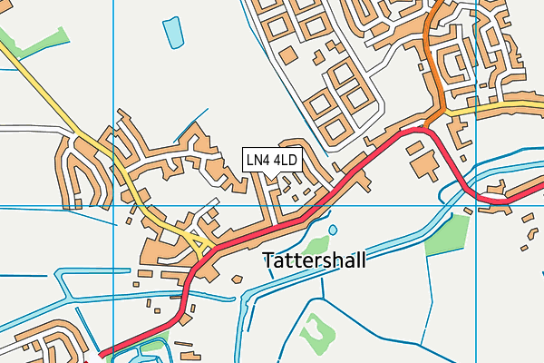 Tattershall Holy Trinity Church of England Primary School map (LN4 4LD) - OS VectorMap District (Ordnance Survey)