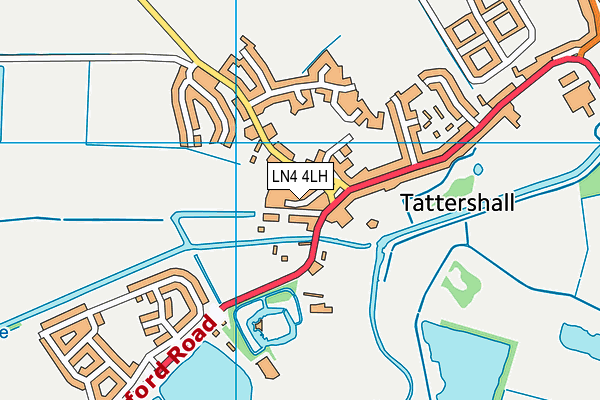 LN4 4LH map - OS VectorMap District (Ordnance Survey)