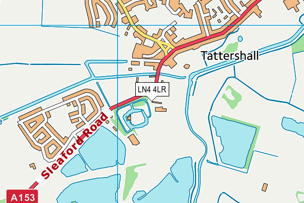 LN4 4LR map - OS VectorMap District (Ordnance Survey)