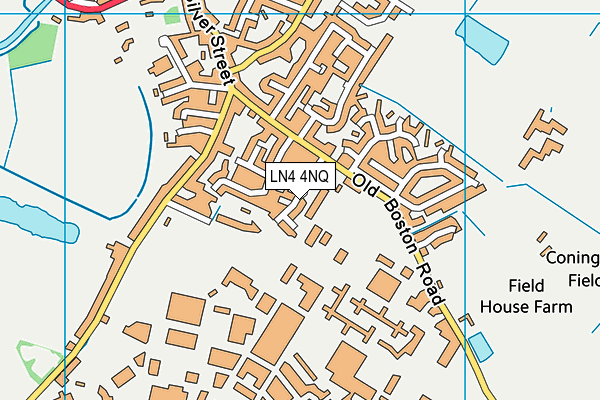 LN4 4NQ map - OS VectorMap District (Ordnance Survey)