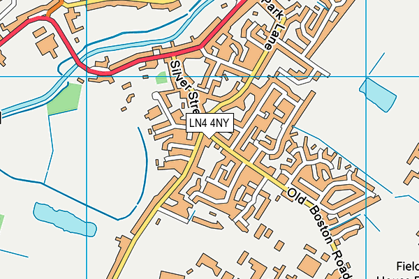 LN4 4NY map - OS VectorMap District (Ordnance Survey)
