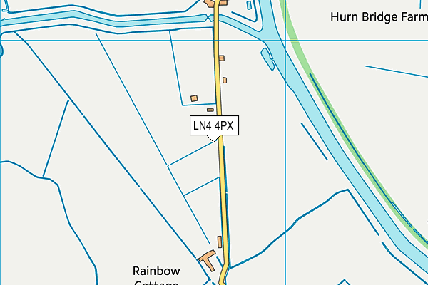 LN4 4PX map - OS VectorMap District (Ordnance Survey)