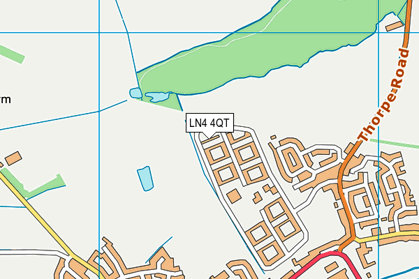LN4 4QT map - OS VectorMap District (Ordnance Survey)