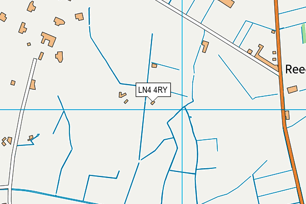 LN4 4RY map - OS VectorMap District (Ordnance Survey)