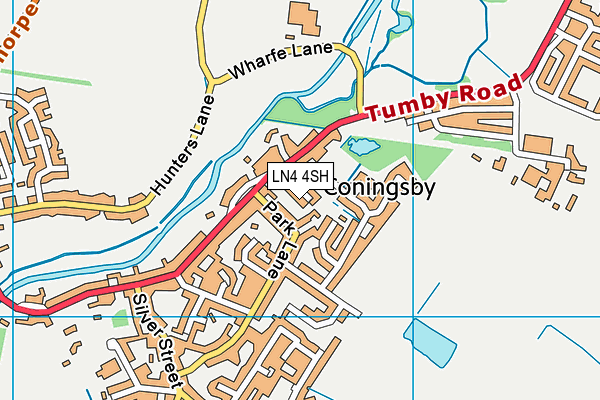 LN4 4SH map - OS VectorMap District (Ordnance Survey)